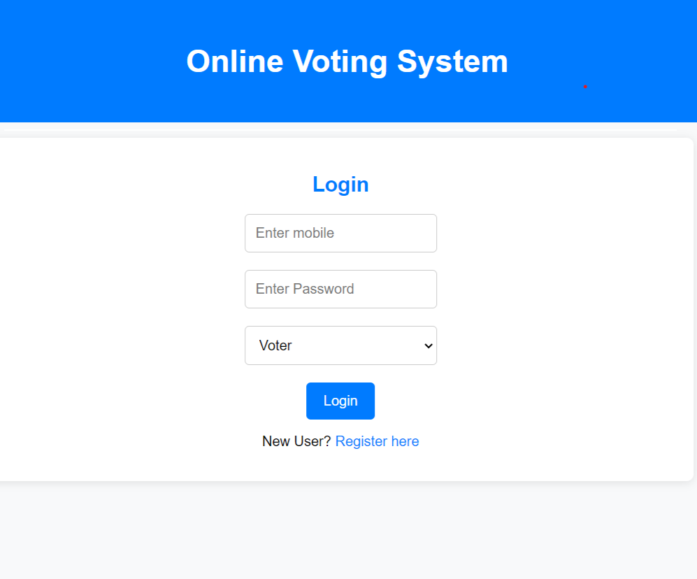 Online Voting System